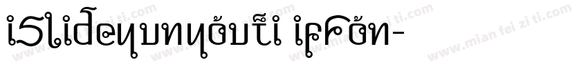 iSlideyunyouti ifFon字体转换
